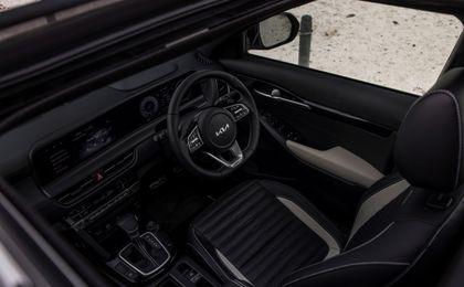 Kia Seltos Interior with Screen and Steering Wheel